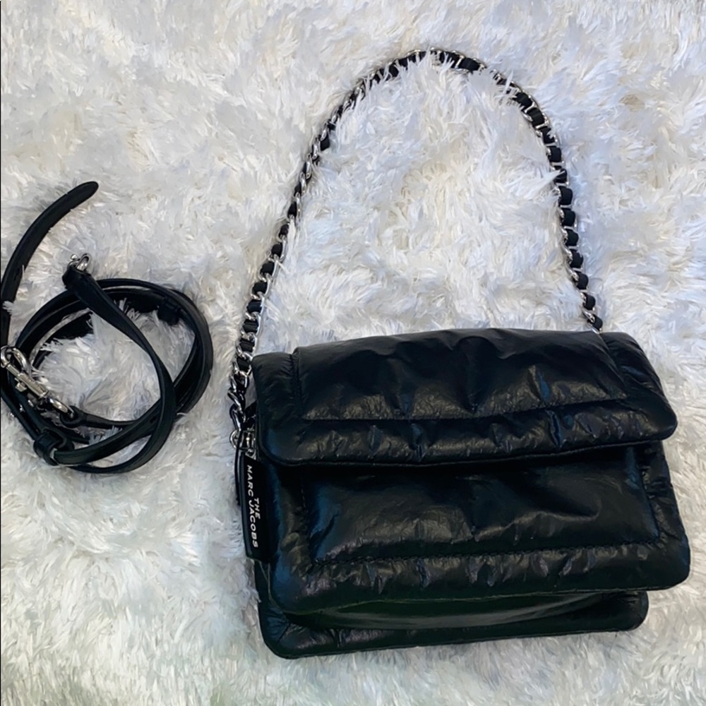 Marc Jacobs
The Pillow Shiny Leather Shoulder Bag